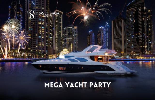 Mega Yacht Party with Unlimited Food and Beverages