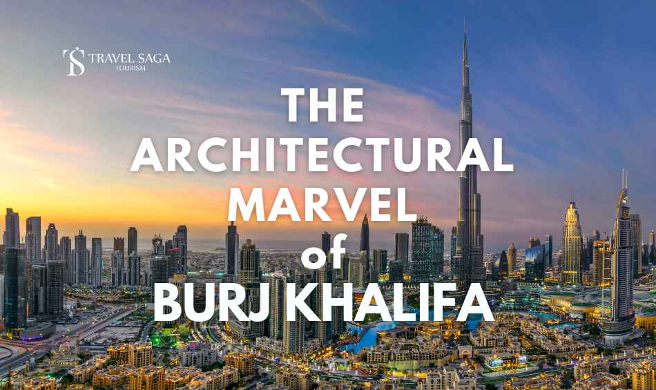 Arial view of burj khalifa blog banner by travel saga tourism