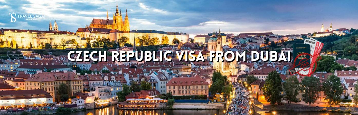 Czech Republic Visa From Dubai BT banner by Travel Saga Tourism