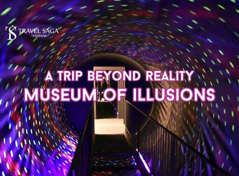 Museum of illusions ,Dubai blog banner by Travel Saga Tourism