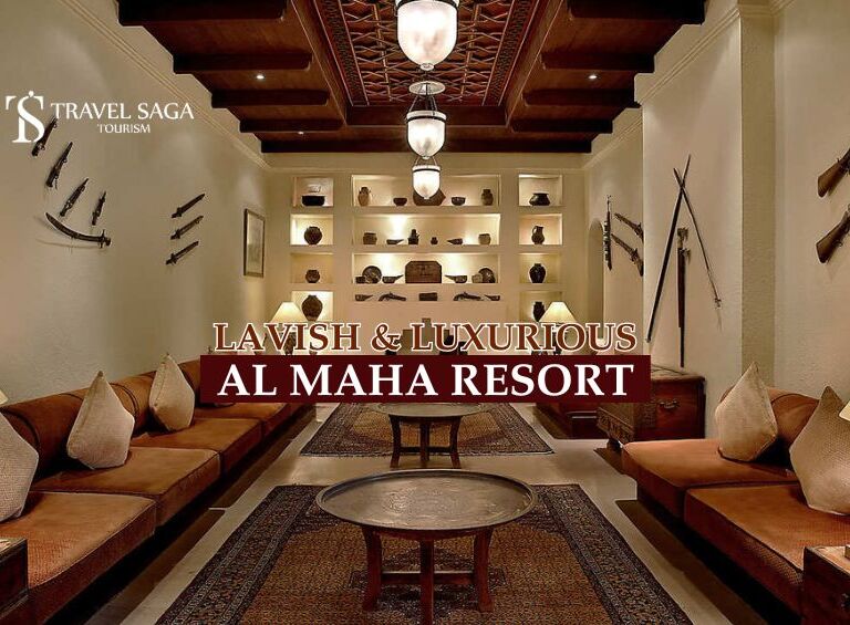 Al Maha Resort Dubai blog banner by Travel Saga Tourism