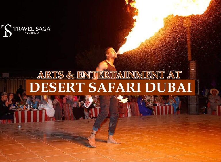 Desert Safari Dubai blog banner by Travel Saga Tourism