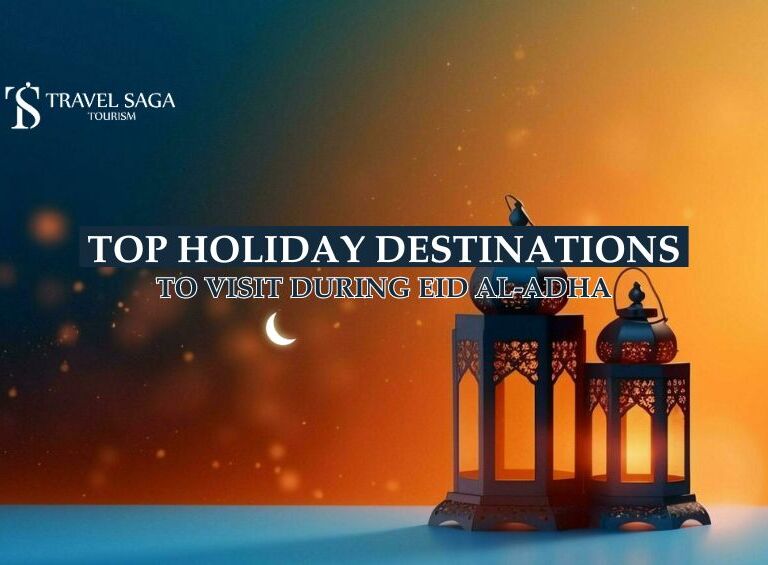 Eid Al Adha UAE and Eid Al Adha mubarak blog banner by Travel Saga Tourism