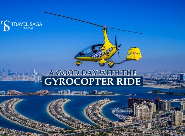 Gyrocopter Ride Dubai blog banner by Travel Saga Tourism