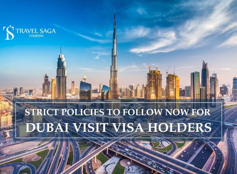 UAE Visit Visa Holders, UAE Visa Rules blog banner by Travel Saga Tourism