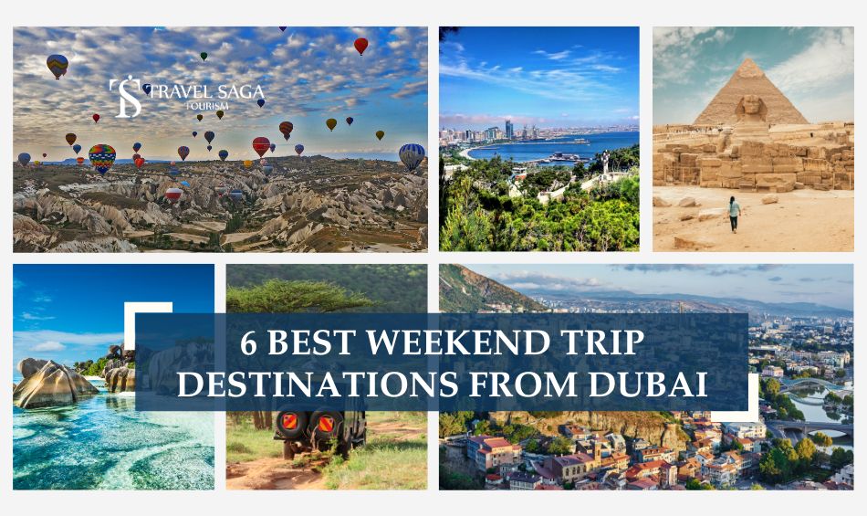 Trip from Dubai and Planning a trip from Dubai blog banner by Travel Saga Tourism